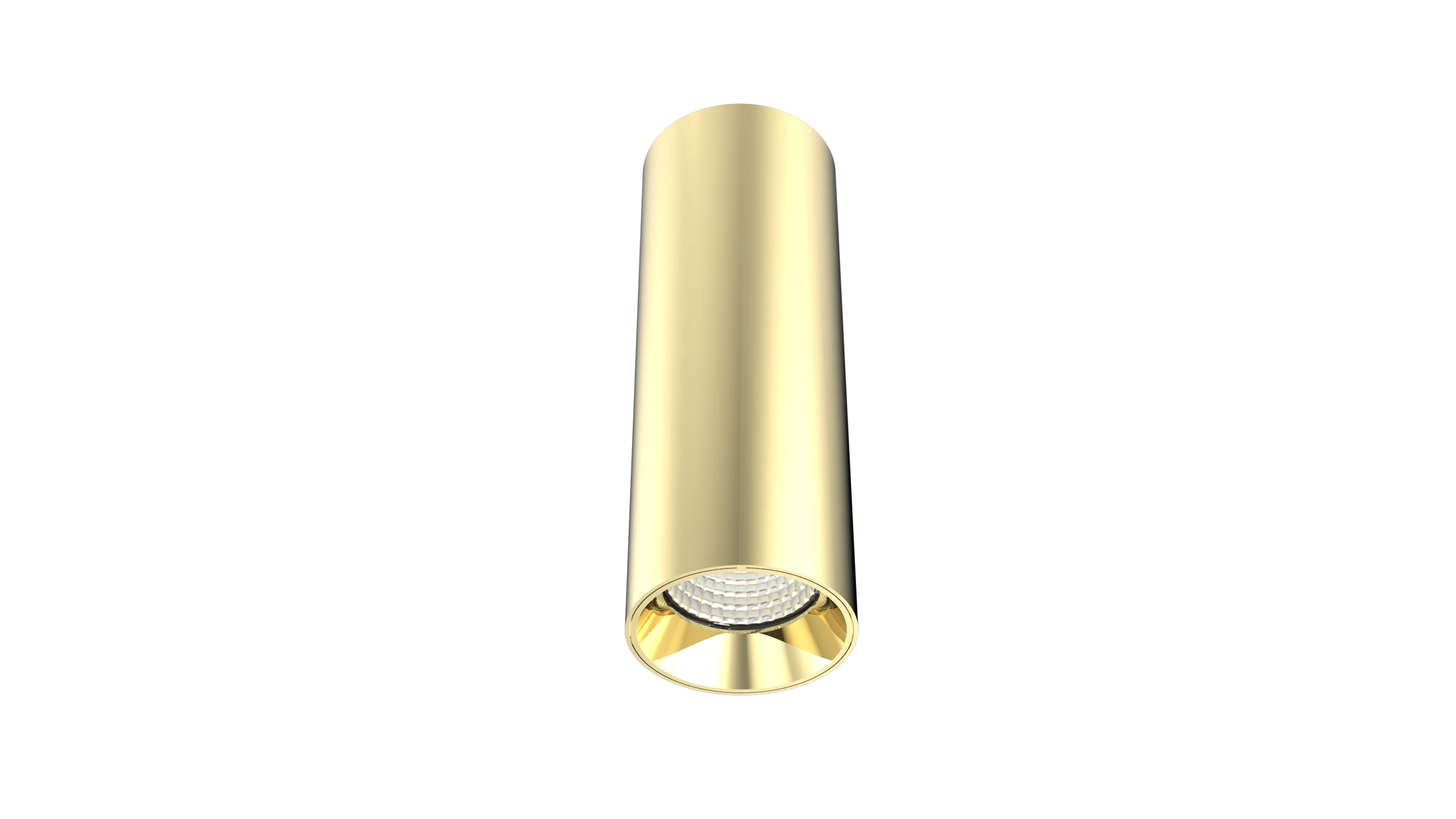 3A 15W Led Surface Mounted Light Gold DL1562