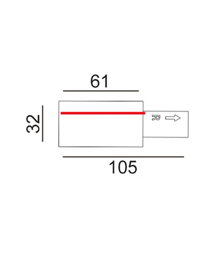 CLA 3 Wire 1 Circuit Universal Tracks Connectors End Cap & Live End