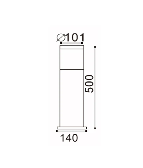 CLA ELANORA Exterior Garden Surface Mounted Wall & Bollard Lights
