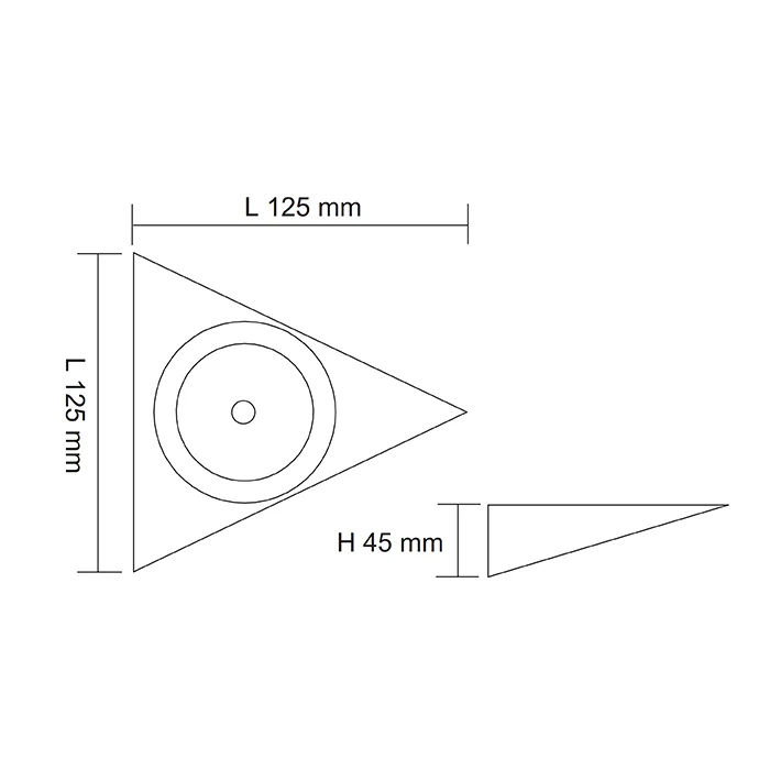 SAL Anova S9105ST 4W Surface Mount LED Cabinet Light