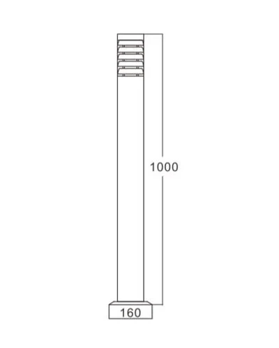 SAL EXTERIOR LED POST LIGHT MURRAY I SE7018